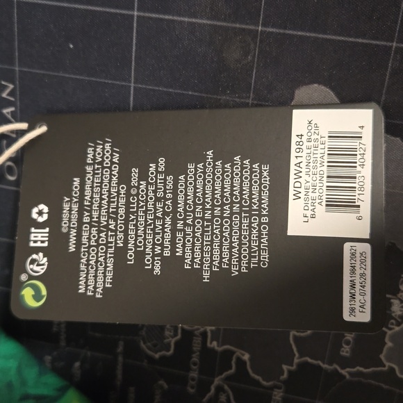 BNWT LoungeFly Disney Jungle book Zip around wallet - Picture 8 of 8